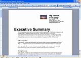 Photos of It Company Executive Summary Sample