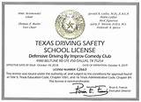 Te As Certified Defensive Driving Courses Pictures