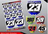 Motocross Number Plate Graphics Pictures