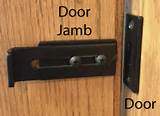 Installing A Sliding Door Latch Images