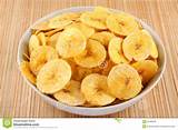 Images of Fried Banana Chips Coconut Oil