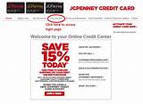 Pictures of Register Jcpenney Credit Card
