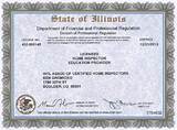 Photos of Illinois Contractor License