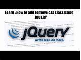 Jquery Css Remove Class Photos
