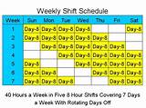 Pictures of 4 Person Rotating Work Schedules