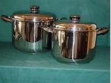 E Tra Large Stainless Steel Pots