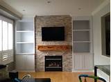 Electric Fireplace With Shelves