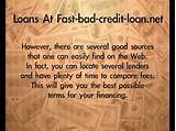 Bad Credit Loans No Bank Account Pictures