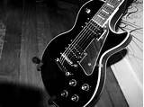 Pictures of Black And White Guitar