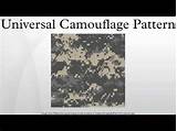 Photos of Universal Camouflage Pattern