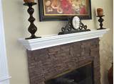 Pictures of White Fireplace Mantel Shelves