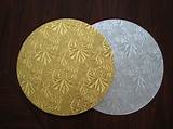 Gold Foil Cake Boards Photos