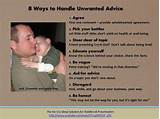 Unwanted Parenting Advice Quotes Pictures