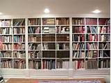 Wooden Library Shelves Photos