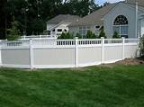 Images of Discount White Vinyl Fencing