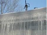 Ice Buildup On Roof Edge