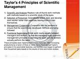 Taylor''s Principles Of Scientific Management Images
