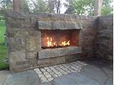 Outdoor Fireplace Gas Burner Photos