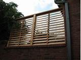 Images of Louvered Wood Fence Panels