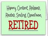 Retirement Free Card