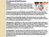 Pictures of What Is The Treatment For Oral Cancer
