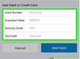 Credit Card Zip Code Pictures