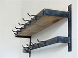 Antique Wall Mounted Coat Rack With Shelf Pictures