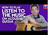 How To Play Song On Acoustic Guitar Pictures
