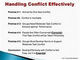 Handling Conflict Resolution Pictures