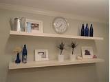 Floating Grey Shelves Pictures