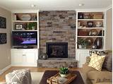 Decorating Ideas For Bookcases By Fireplace