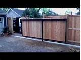 How To Build A Rolling Gate Fence Pictures