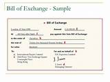 Photos of Bill Of Exchange Word Format