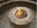 Gas Fire Pit Rocks Photos