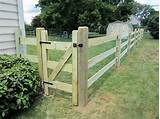 Pressure Treated Split Rail Fencing Pictures