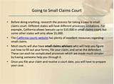 Photos of How To File For Small Claims Court In California