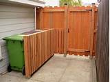 Images of How To Build A Fence To Hide Garbage Cans