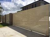 Aluminium Slat Fence Panels Photos