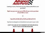 Pictures of Advance Auto Parts Coupon 40 Off