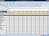 Excel Home Improvement Template Pictures