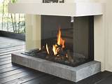 3 Sided Glass Gas Fireplace Images