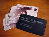 Images of Different Shaped Business Cards