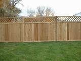 Wood Fence With Lattice Pictures