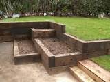 Pictures of Patio Design Using Sleepers