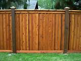 Pictures of Wood Fence Panels