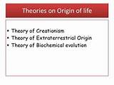 Pictures of Theory Of Evolution Origin Of Life