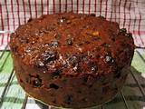 Pictures of Traditional Dark Fruit Cake Recipe