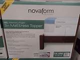 Novaform® Memory Foam Gel Mattress Topper
