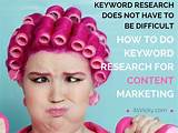 How To Do Keyword Research For Content Marketing