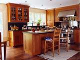 Wood Floors With Cherry Cabinets Pictures